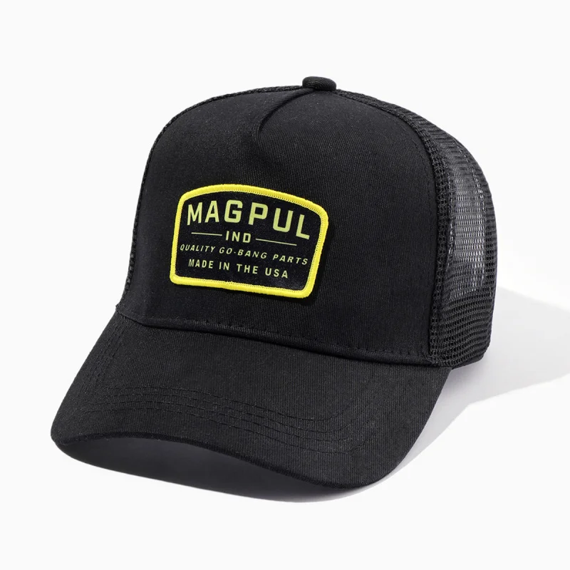 Foreign Trade Embroidered Baseball Cap Letter High Top Mesh Duckbill Cap Trucker Hatbaseball cap