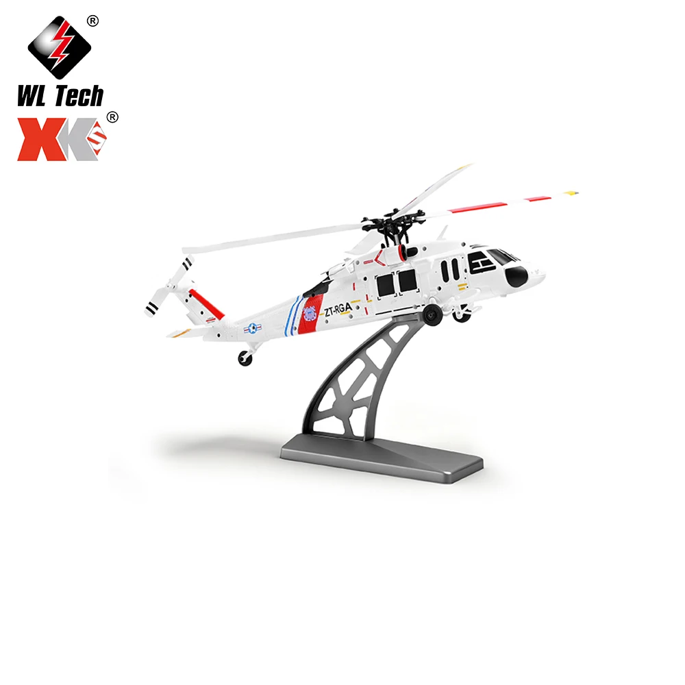 

WLtoys K270 RC Helicopter 4CH Optical Flow Fixed Height with 6-axis Gyro 2.4G Brushless Remote Control Helicopter UH-60L