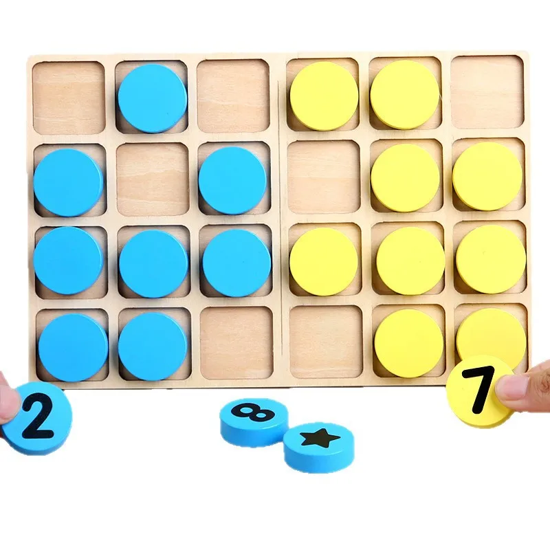 Educatief wiskundespeelgoed, interactief telspel voor kinderen, leuk leermiddel voor kleuters en peuters