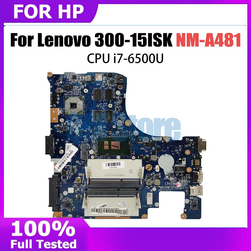 

BMWQ1 BMWQ2 NM-A481 Mainboard For Lenovo 300-15ISK Laptop Motherboard 5B20K38211 With i7-6500U CPU V2G GPU 100% TEST OK