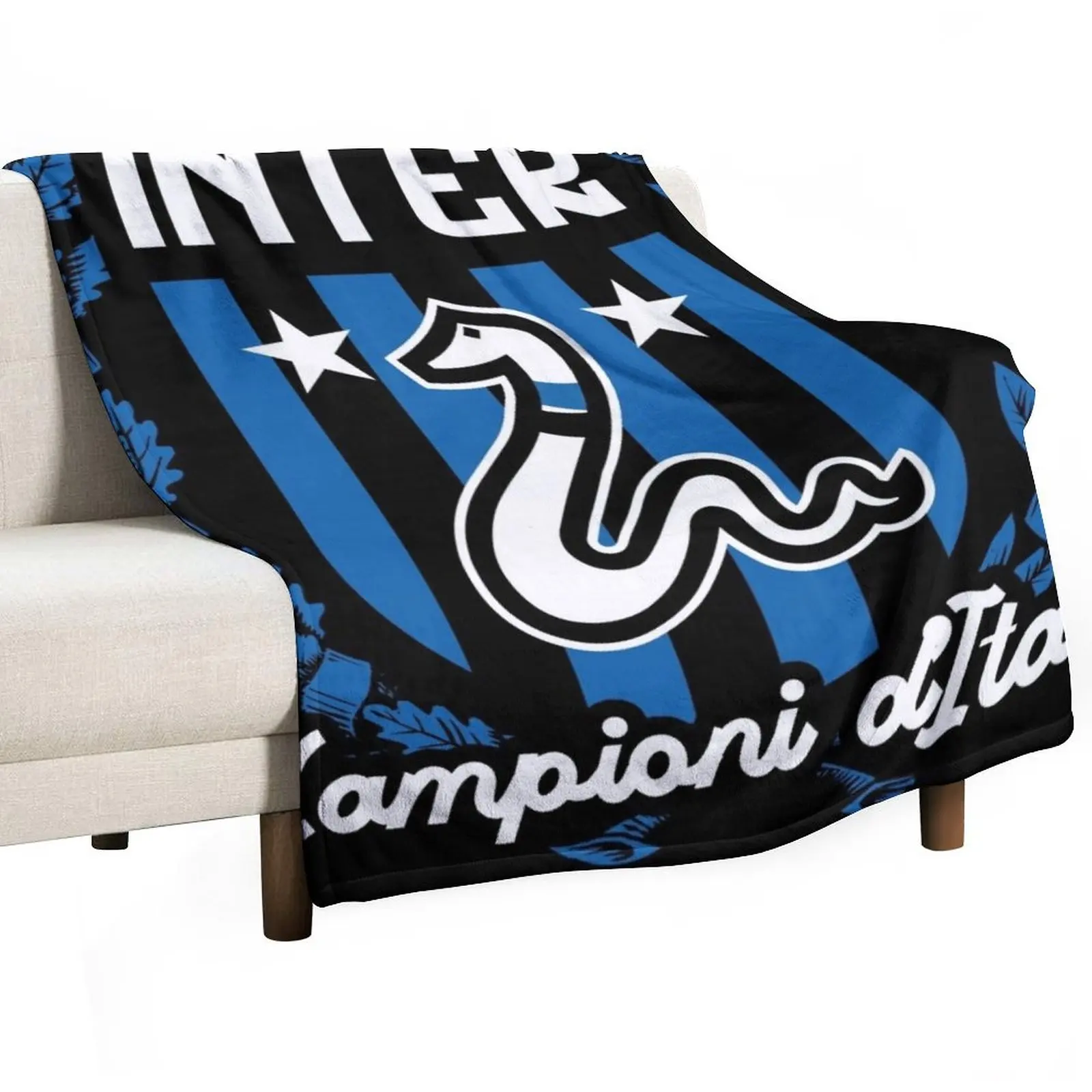 Inter Campioni d'Italia Throw Blanket valentine gift ideas Heavy Soft Sofa Throw Furrys for winter Blankets