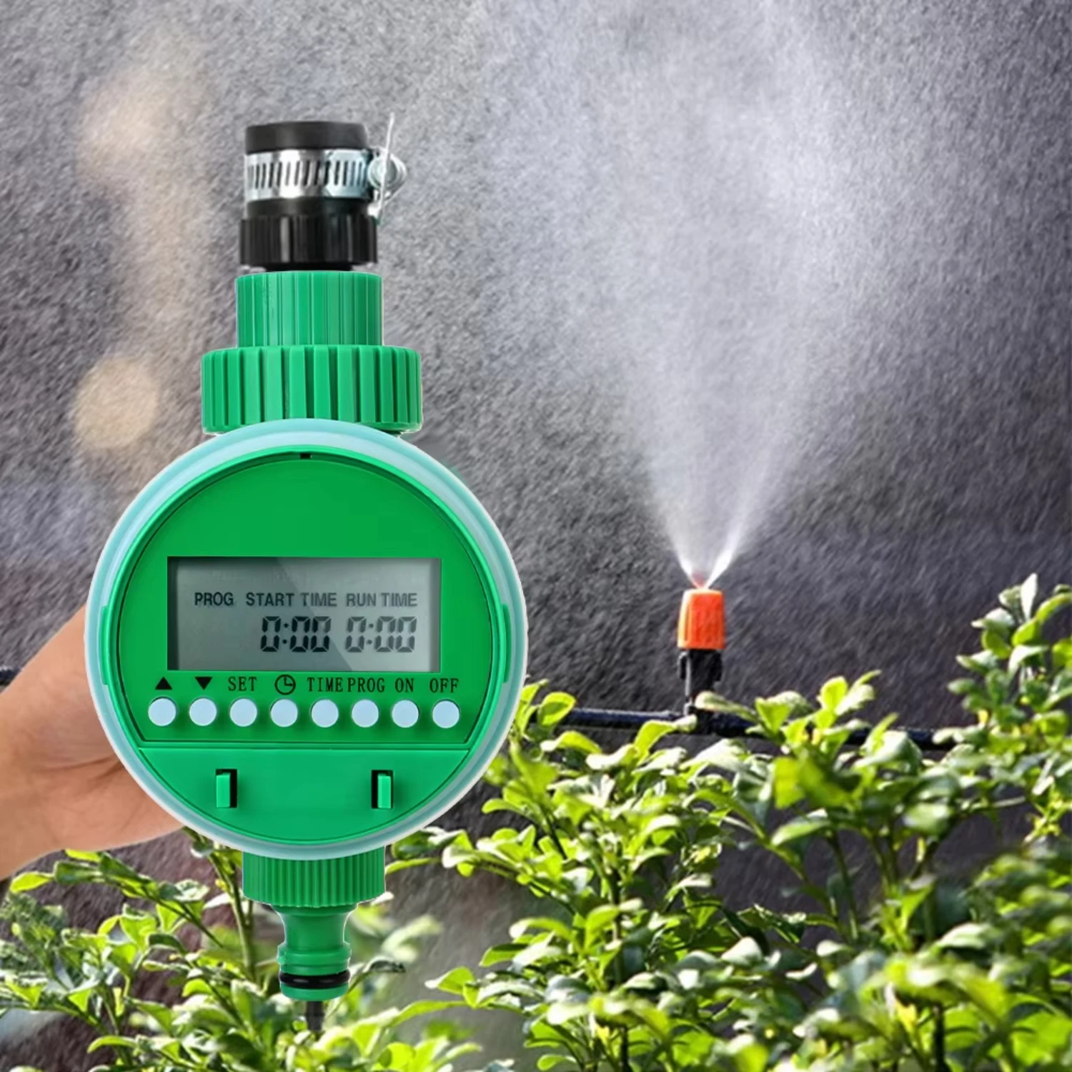 Controller automatico per irrigazione Display LCD Timer per irrigazione da giardino Valvola di intelligenza Dispositivo di controllo dell'irrigazione elettronico