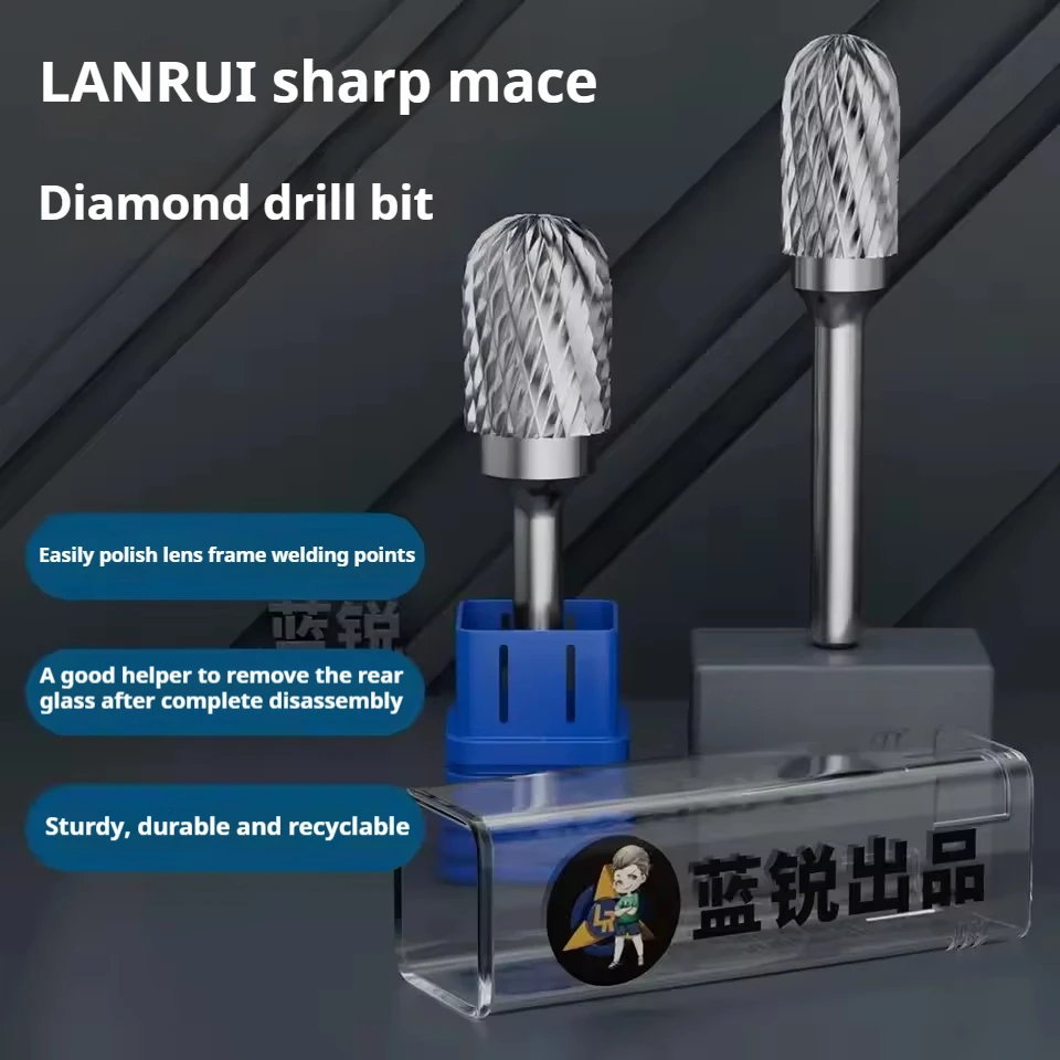 

LANRUI Mace Diamond Head Disassembly Camera Frame Inner Ring Grinding Head For IPhone 11-15PM Lens Frame Disassembly Repair Tool