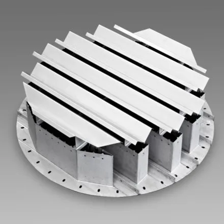 Stainless steel groove plate liquid distributor liquid distributor