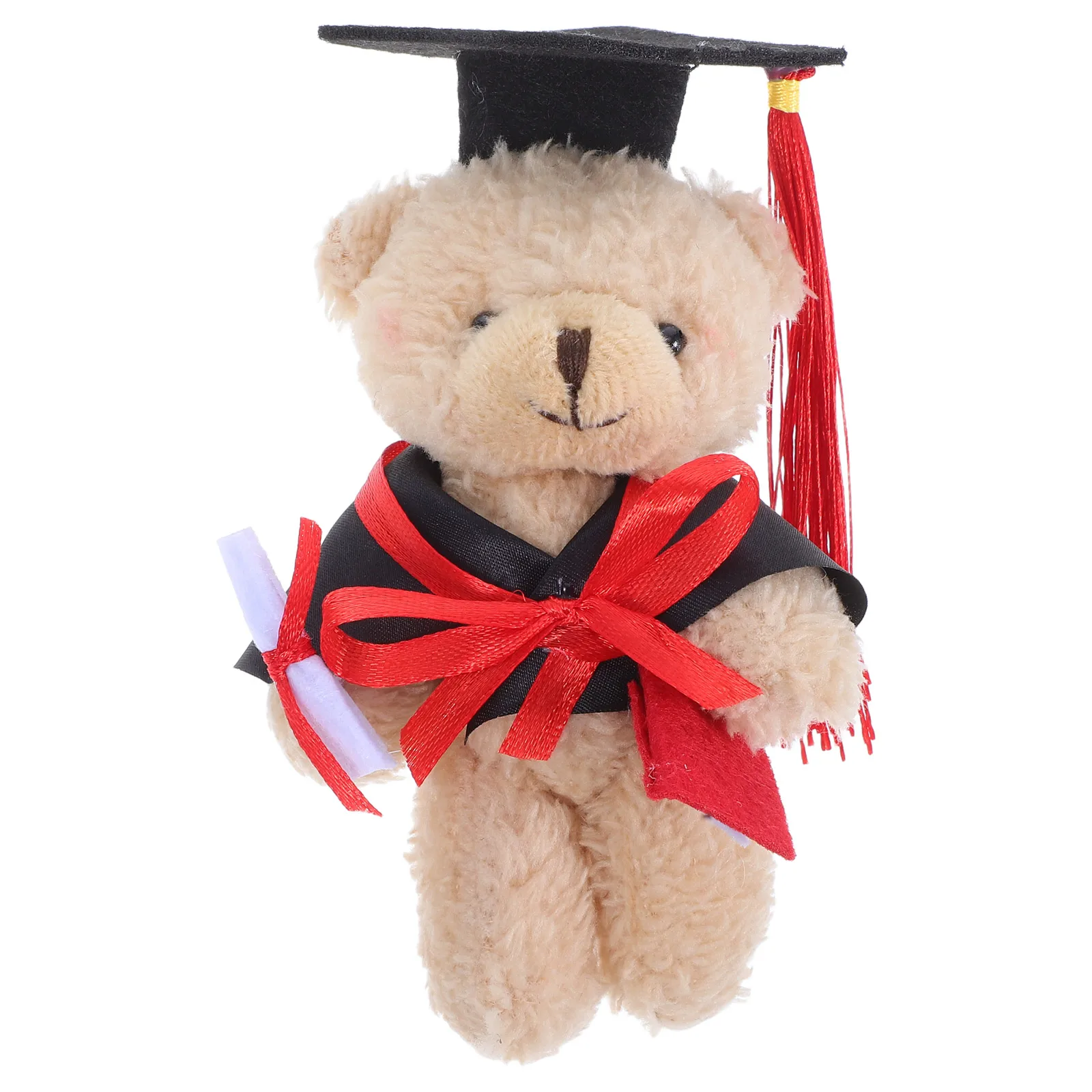 

Mini Graduation Bear Stuffed Animal Decorations Grad Cap Party Favors For College Kindergarten Graduates Soft Bear Home Decor