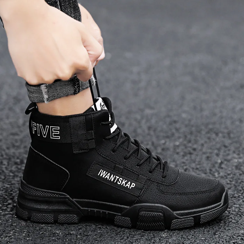 Botas de lã masculina para neve, sapato de tornozelo, luxuoso, com renda, quente, extra grande, inverno, novo, 2023