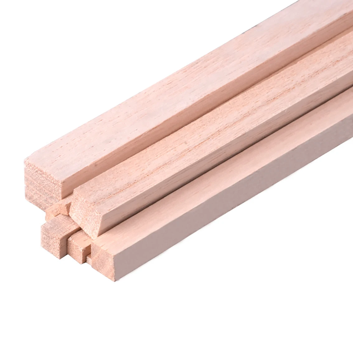 Solid Square Wood Strip 2/3/4/5/8/10/12/20mm*250mm Wooden Rods DIY Model Material Crafts Decoration Making Parts