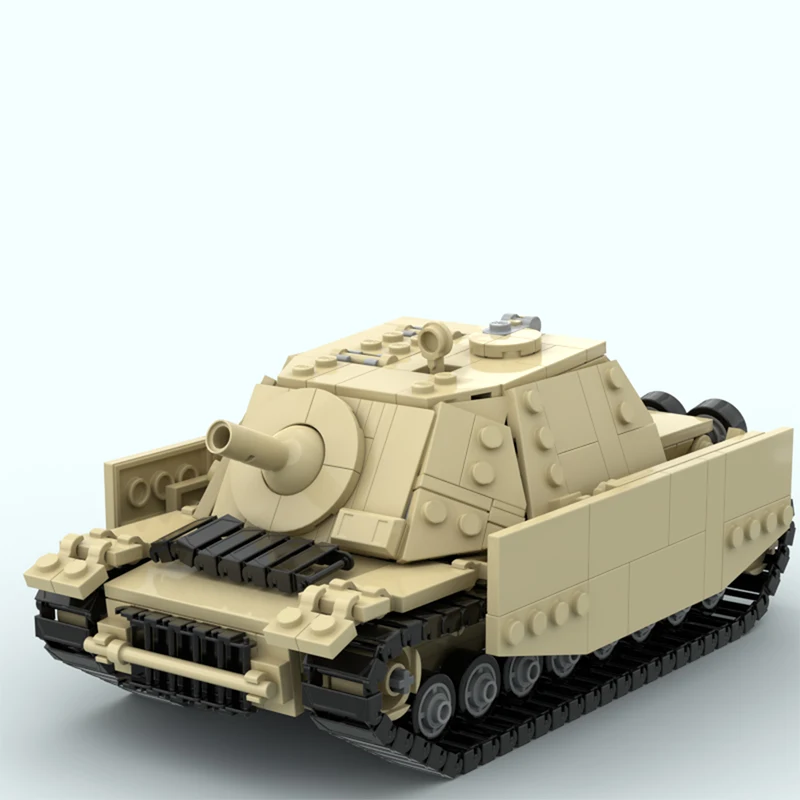 499 PCS Custom Tank Model Brummbar MOC Customize Modular Building Block Creative Design Educational Brick DIY Holiday Toy Gifts