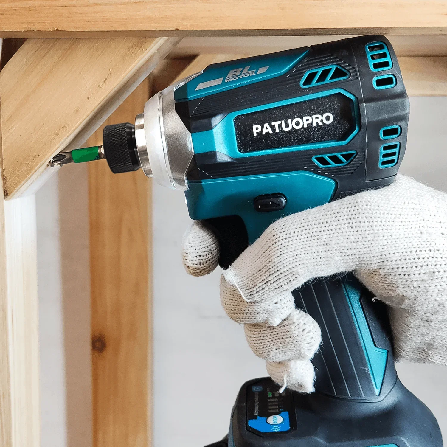 Imagem -05 - Elétrica Cordless Impact Driver sem Escova Recarregável 14 Hex Chave para Makita 18v Bateria sem Bateria Velocidade