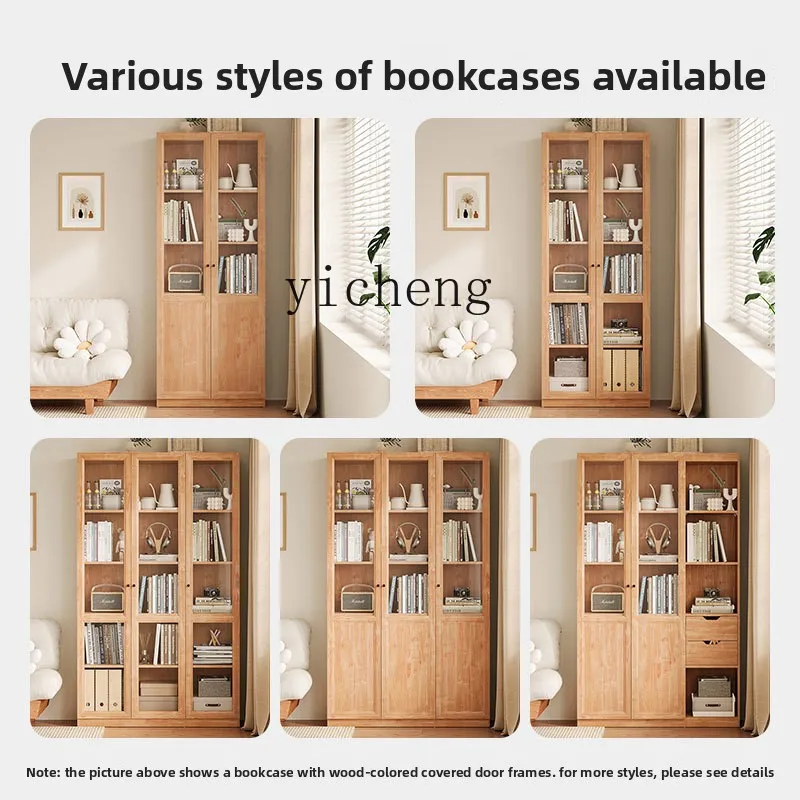 

LX Home Living Room TV Wall Side Cabinet Modern Home with Door Floor