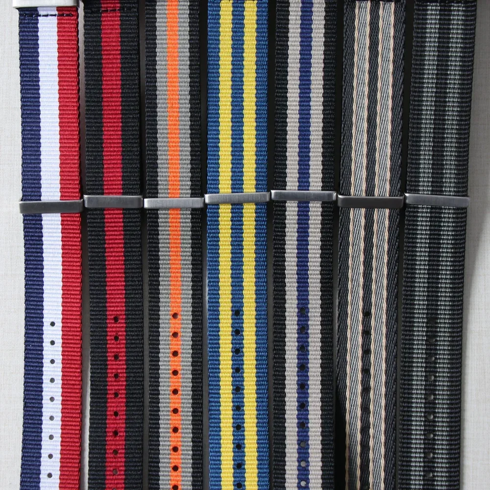 النايلون النسيج حزام (استيك) ساعة ل الناتو تيودور أوميغا NH35 ساعة خمر حزام 20 مللي متر 22 مللي متر عالية الجودة سوار ساعة اكسسوارات