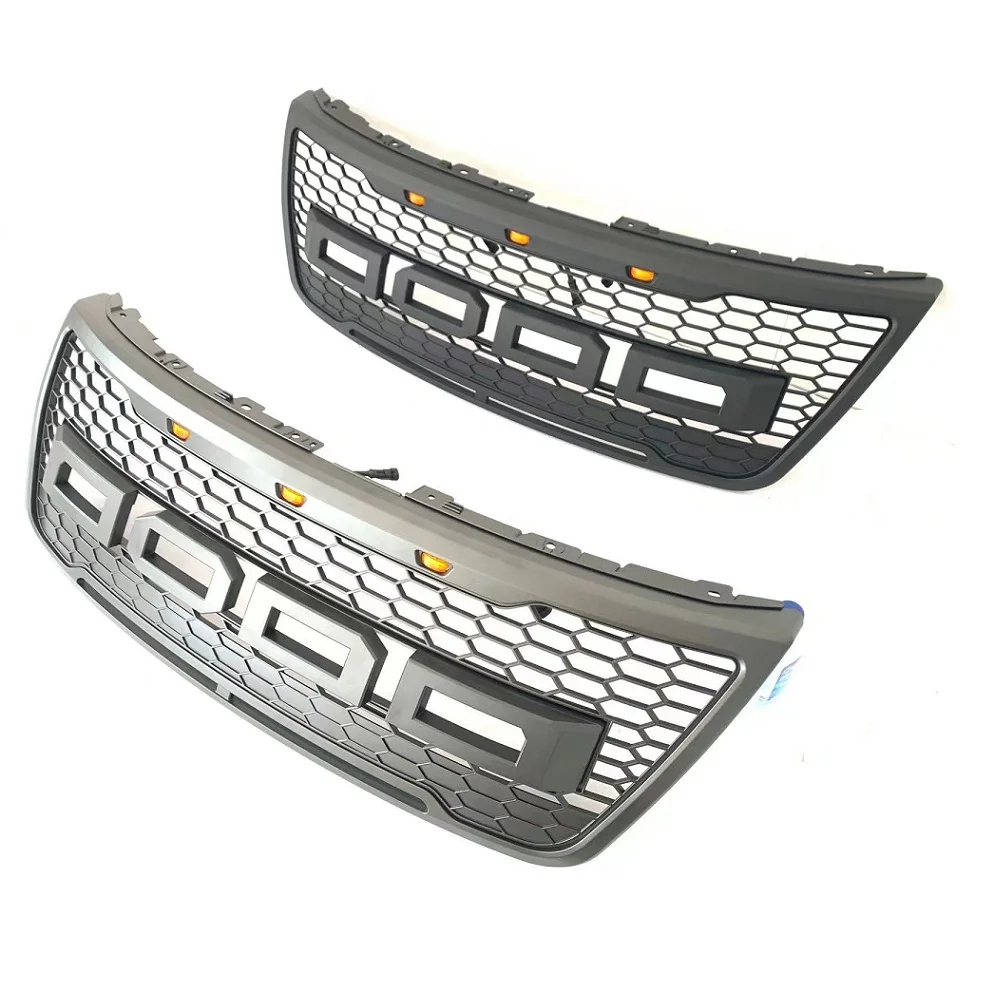 2012 Explorer Abs Grills Fit For Explorer 2013 2014 2015 Racing Grills Mesh Grill Auto Accessories Car Parts