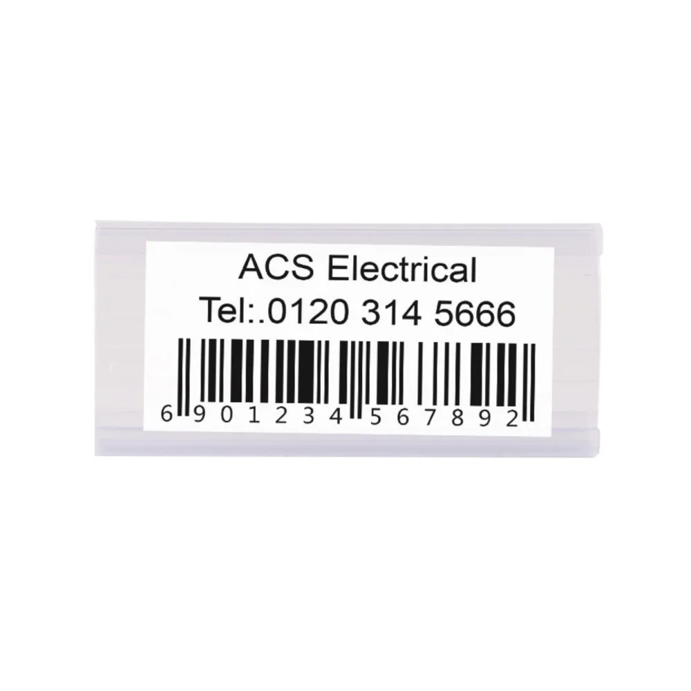 Wire Shelf Edge Label Holders Plastic Tags Framework For Metro Shelving Sign Ticket Display