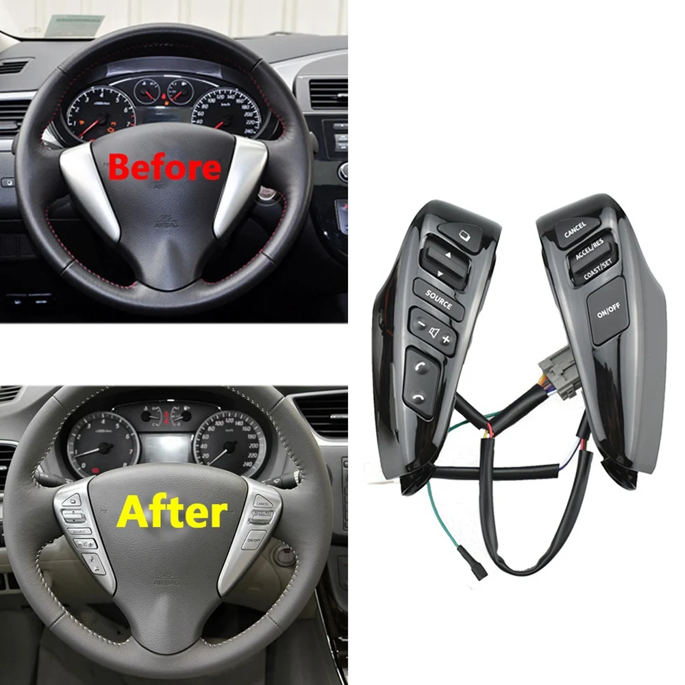 25550-3DA6A Steering Wheel Cruise Control Switch for Nissan/TIIDA/SENTRA/Livina/SUNNY/ALMERA/ VERSA