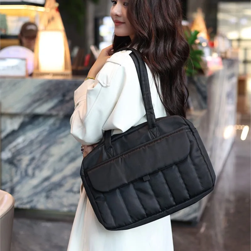 Ins Pocket حقيبة لابتوب المرأة 13.3 14 15.6 16 بوصة ماك بوك اير 13 حافظة ماك بوك ملحق تخزين حقيبة يد حقيبة دفتر جديد #2