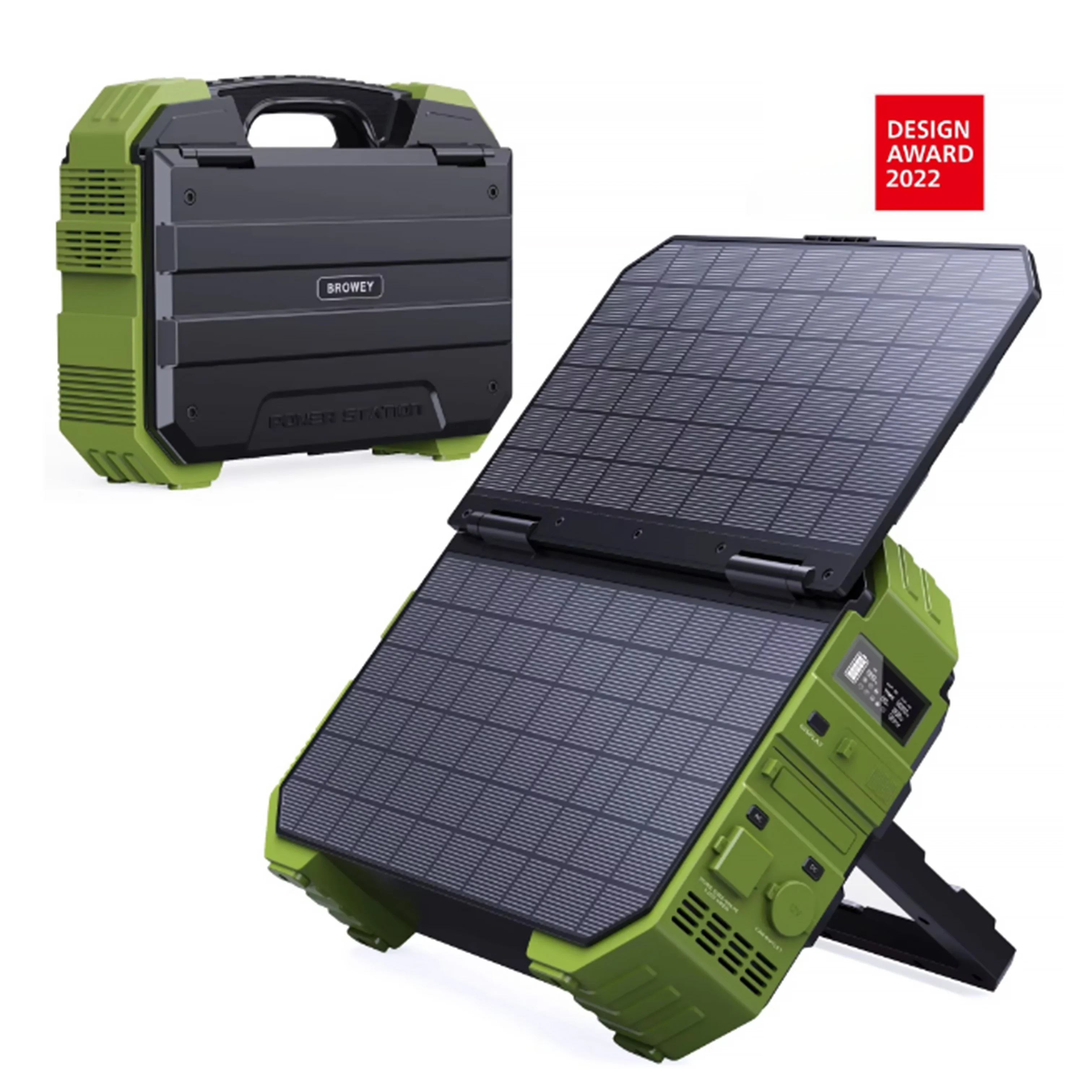 299.7Wh 300W Solar Power Station, MPPT Controller Multifunctional Design, Family Outdoor Camping Emergency Generator