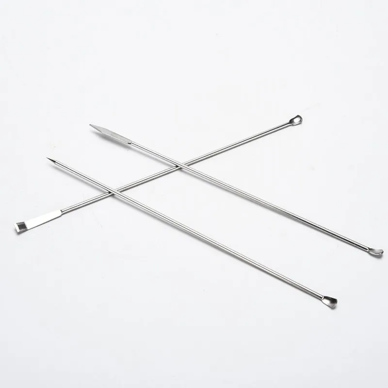 

Stainless steel single end spoon 11 12 14 16 18 20 22 26cm stainless steel sampling spoon double end spoon laboratory