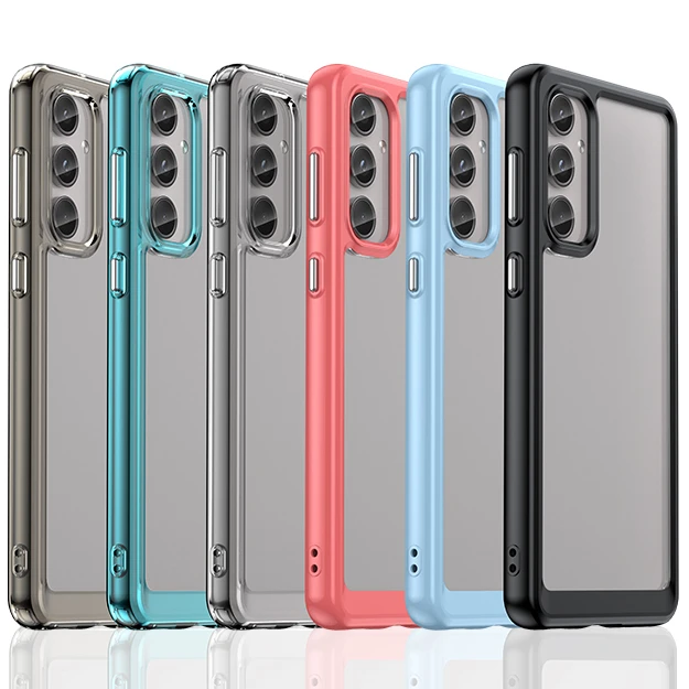 Colorfull TPU Case for Samsung Galaxy M55 M15 M35 M44 M34 M54 M14 Jump3 5G Protective Cover Shockproof Frame Coque Shell Fundas