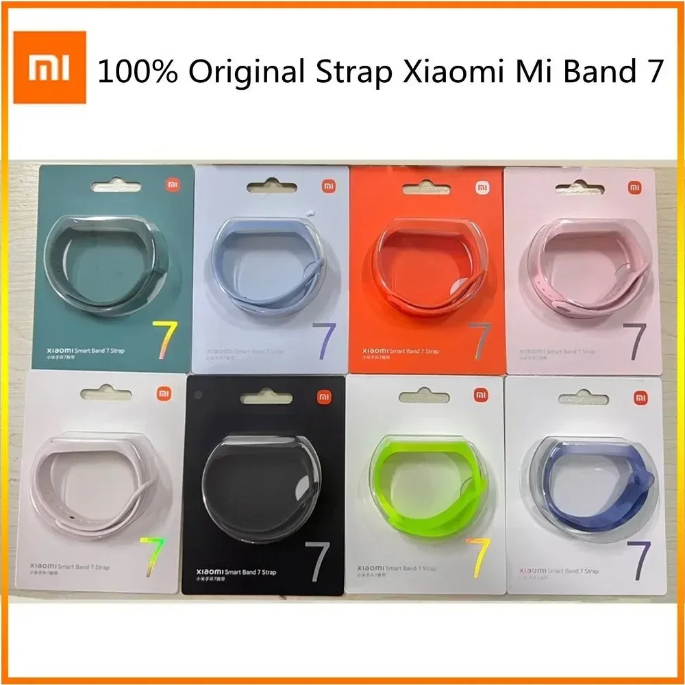 100% Original Xiaomi Strap For Xiaomi Mi Band 7 New Silicone Official Camoufla Wristband Bracelet for Miband 7 Watchband Straps