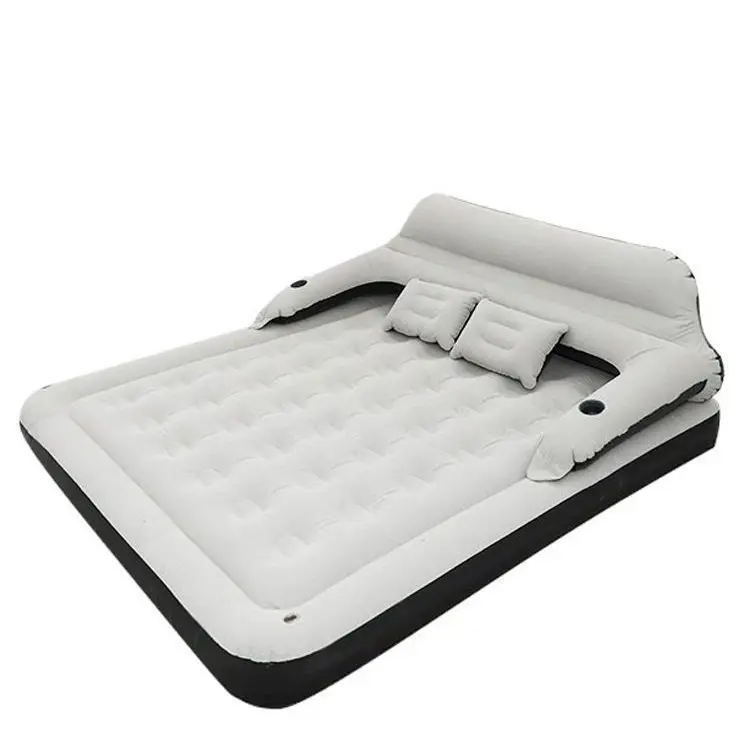 2026 Modern Automatic Portable Air Mattress for Outdoor Camping New Backrest Inflatable Bed Home Floor Covering