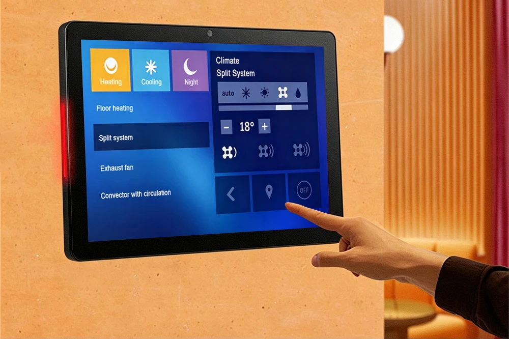 8 10,1" Wandmontiertes Android Smart Home Bedienfeld RK3566 POE-Stromversorgung Android 11 Kapazitives Touch-Tablet für Zuhause & Büro – Detail 1