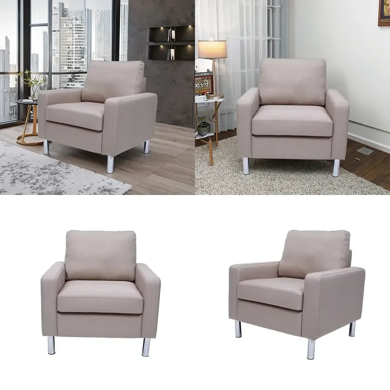 Wholesale Customized ODM OEM Home Hotel Modern Tufted Armchair Leisure Sofa for Living Room Bedroom