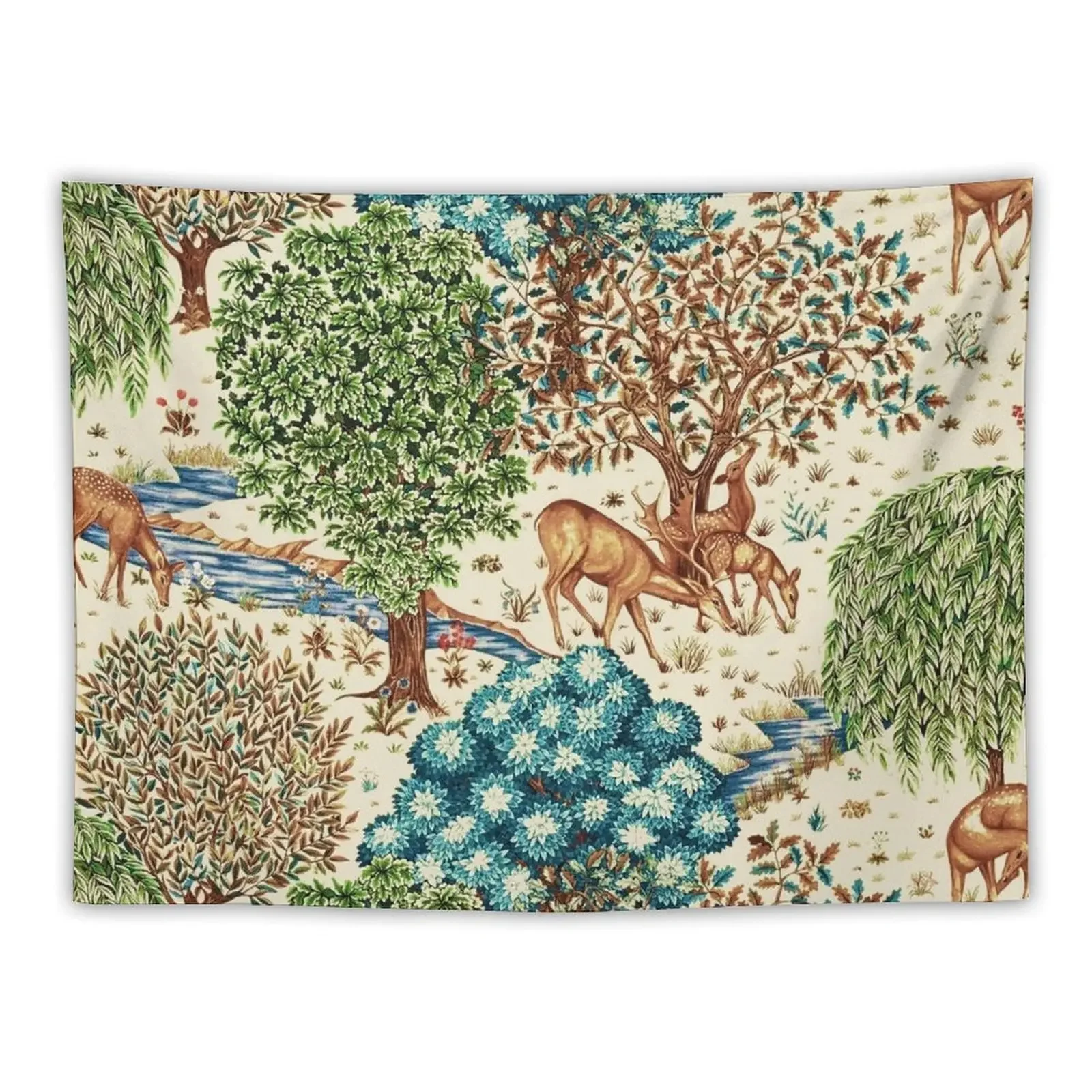 

William Morris Deer by a Brook Tapestry Bedrooms Decor Room Ornaments Tapestry