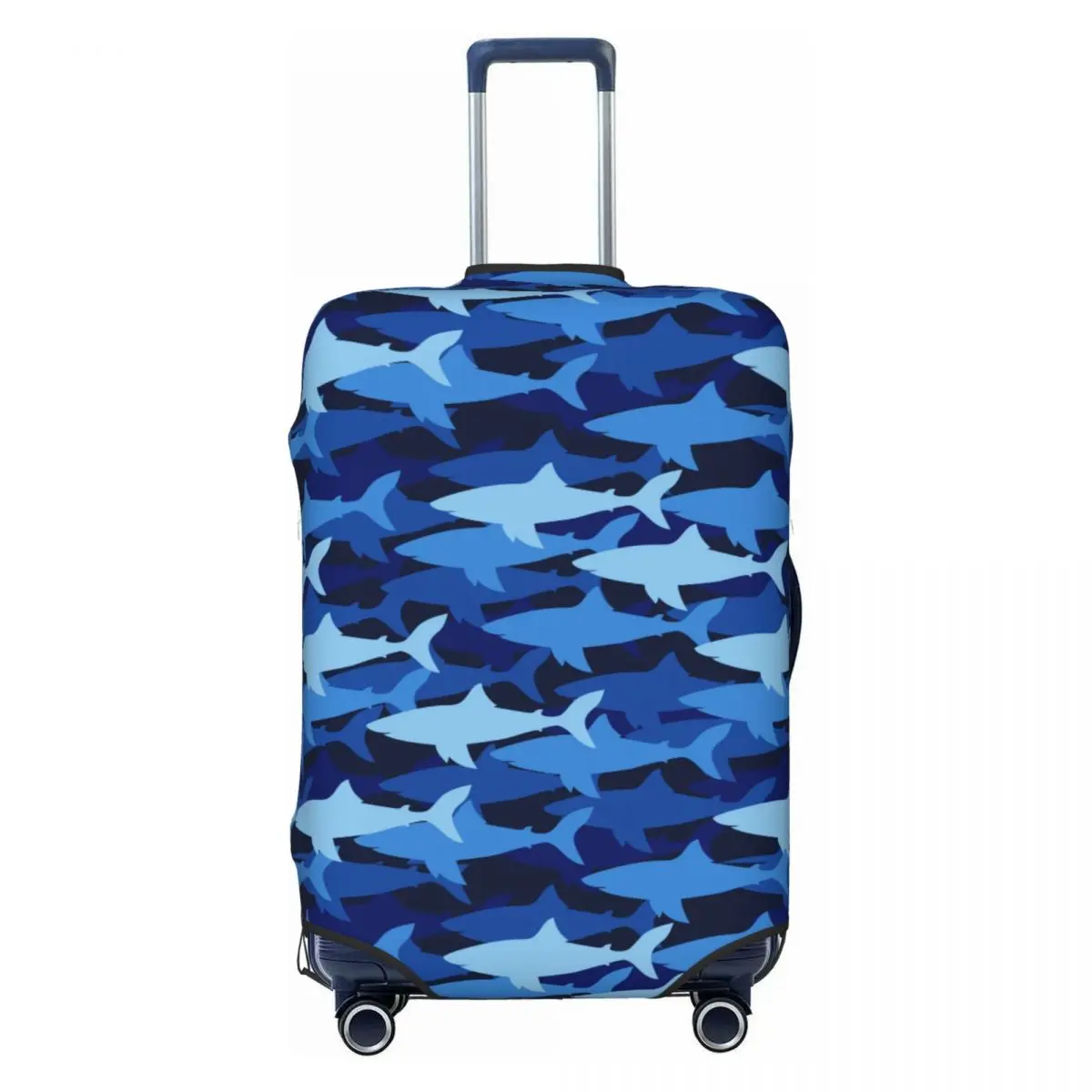 

Custom Ocean Animal Shark Luggage Cover Cute Suitcase Protector Covers Suit For 18-32 inch