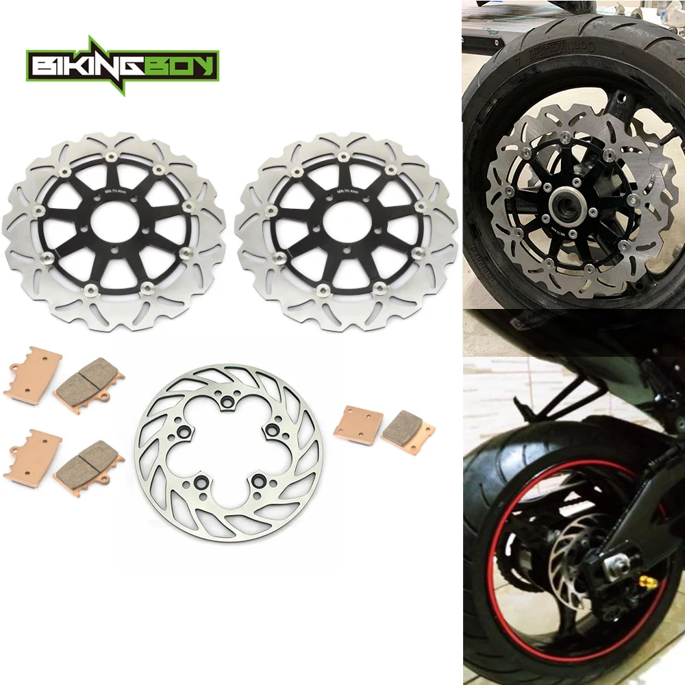 Передние и задние тормозные диски BIKINGBOY, диски, роторы, колодки для TL1000S 1997-2001 GSXR 600 97 98 99 00 01 02 03 GSX-R 750 2000-2003 K1 K2