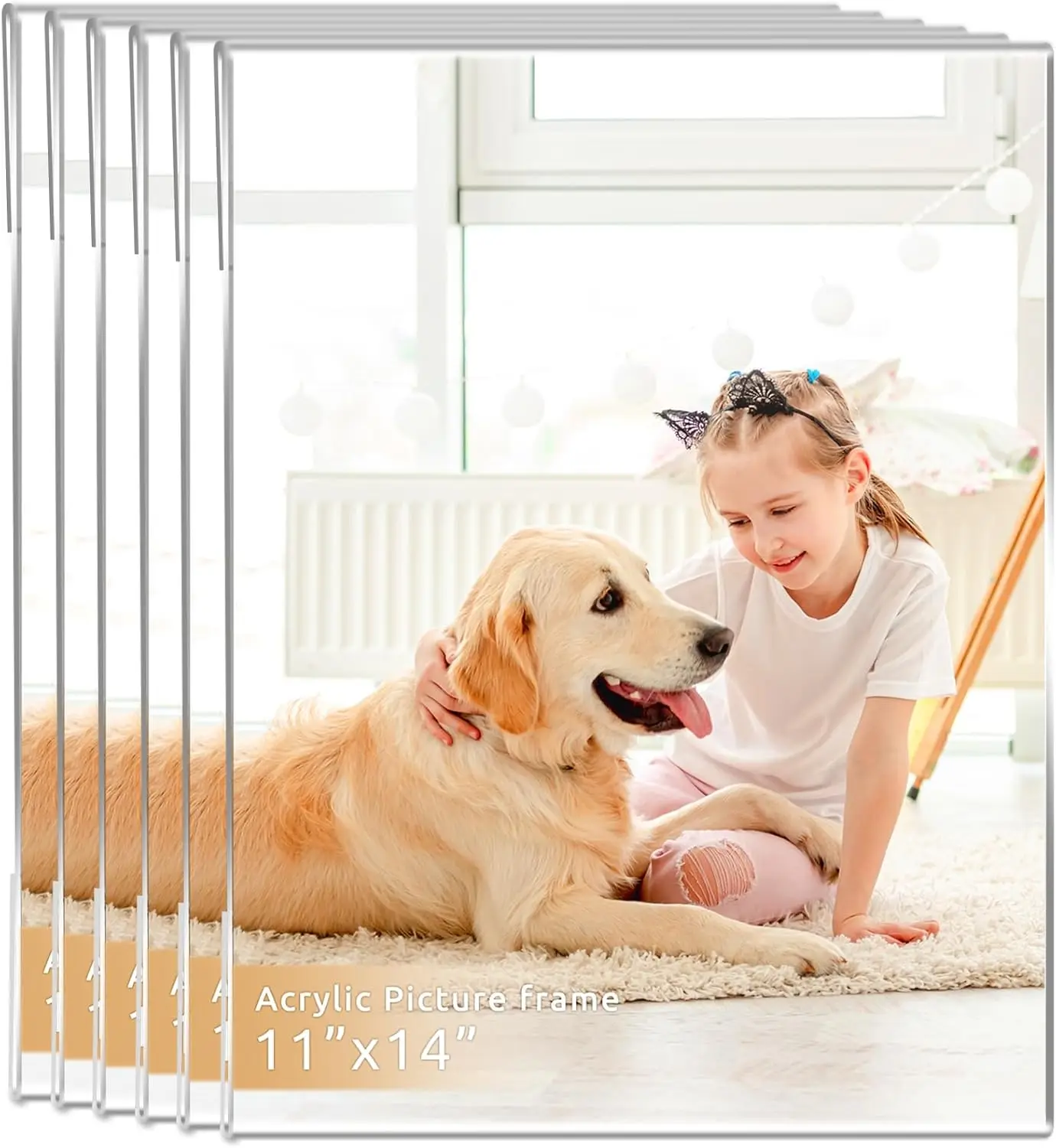 

11X14 Frame Clear Acrylic 11 X 14 Picture Frame,High Transparent P Frame,Frames 11X14 For P Poster Canvas Certificate Document