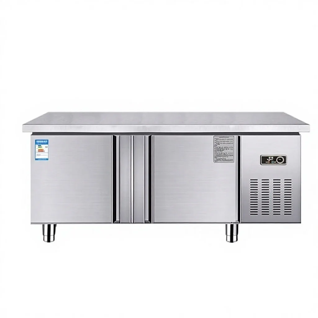 

Коммерческий кухонный холодильный шкаф из нержавеющей стали с 3 дверцами, горизонтальный, двухтемпературный, для сохранения свежести продуктов