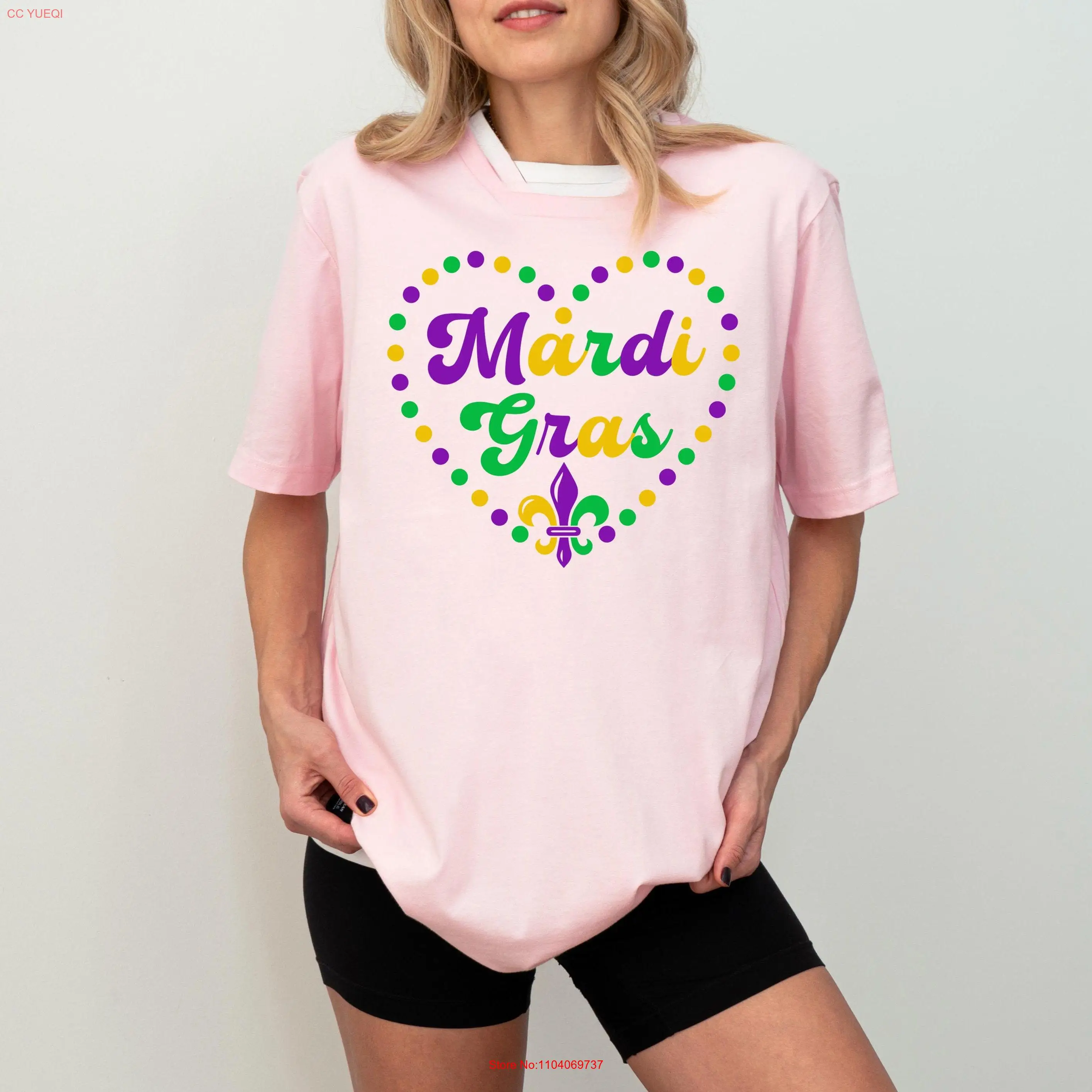 

Футболка Mardi Gras HearT, свитер для вечеринки с любовью, празднование карнавала, сезон, красочная праздничная маска на лютий
