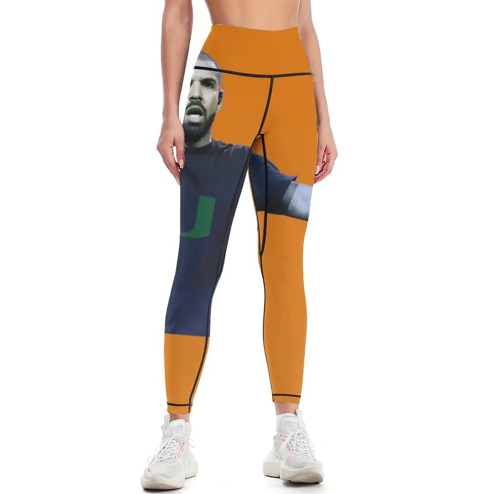 University Of Miami Drake Leggings harem pants gym's clothing push up legging gym top Womens Leggings