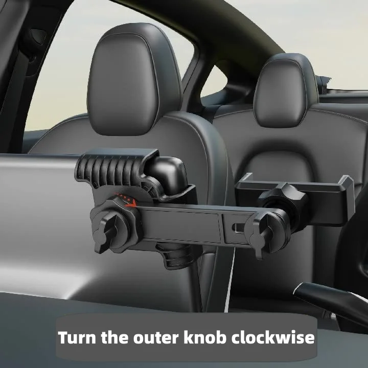 360-Grad-drehbarer Autoständer an der Seite des Automonitors, geeignet für die meisten Touchscreens