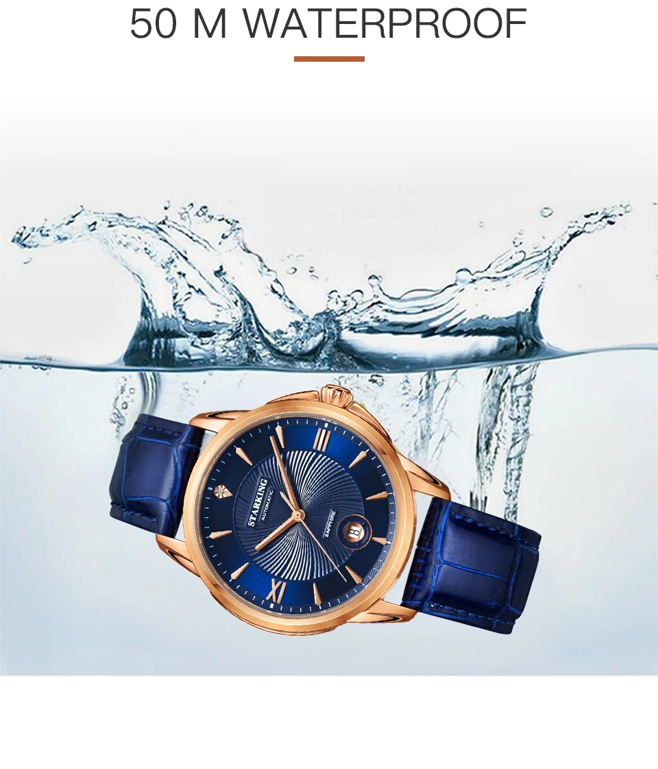 YMS ساعة ميكانيكية أوتوماتيكية بالكامل للرجال ساعة زجاجية من الياقوت الاصطناعي ساعة رجالية كلاسيكية مقاومة للماء ساعة رجالي AM0196 #2