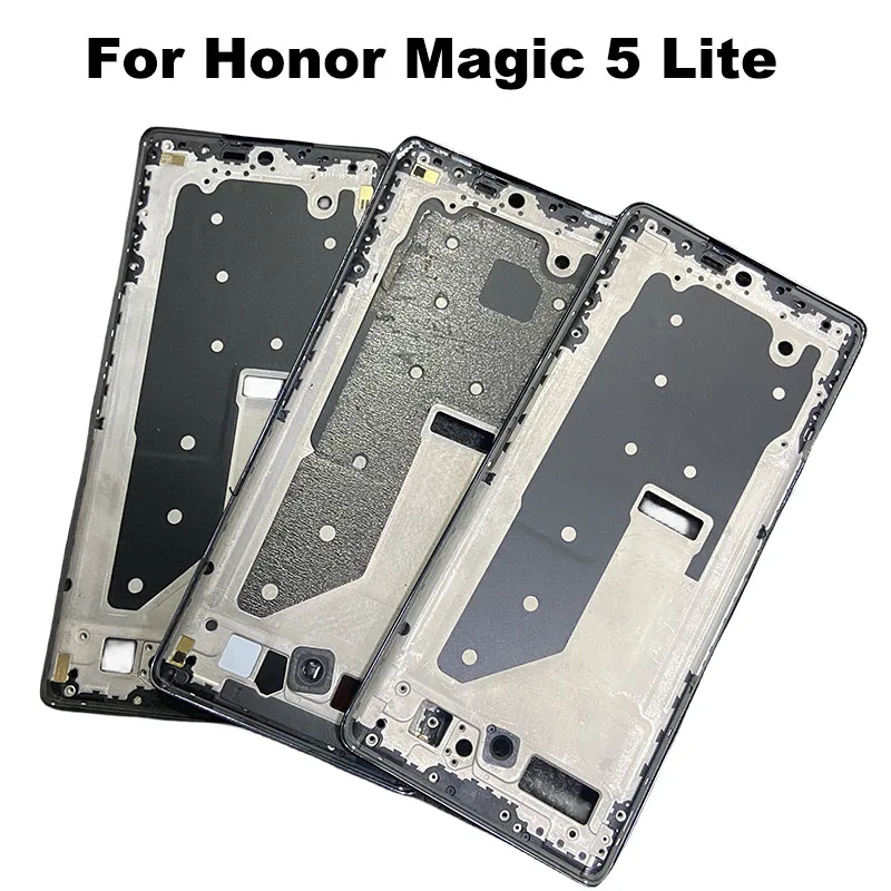 Middle Frame For Huawei Honor Magic5 Lite Front Bezel Lcd Holder Rear Plate Chassis Magic 5 Lite Replacement
