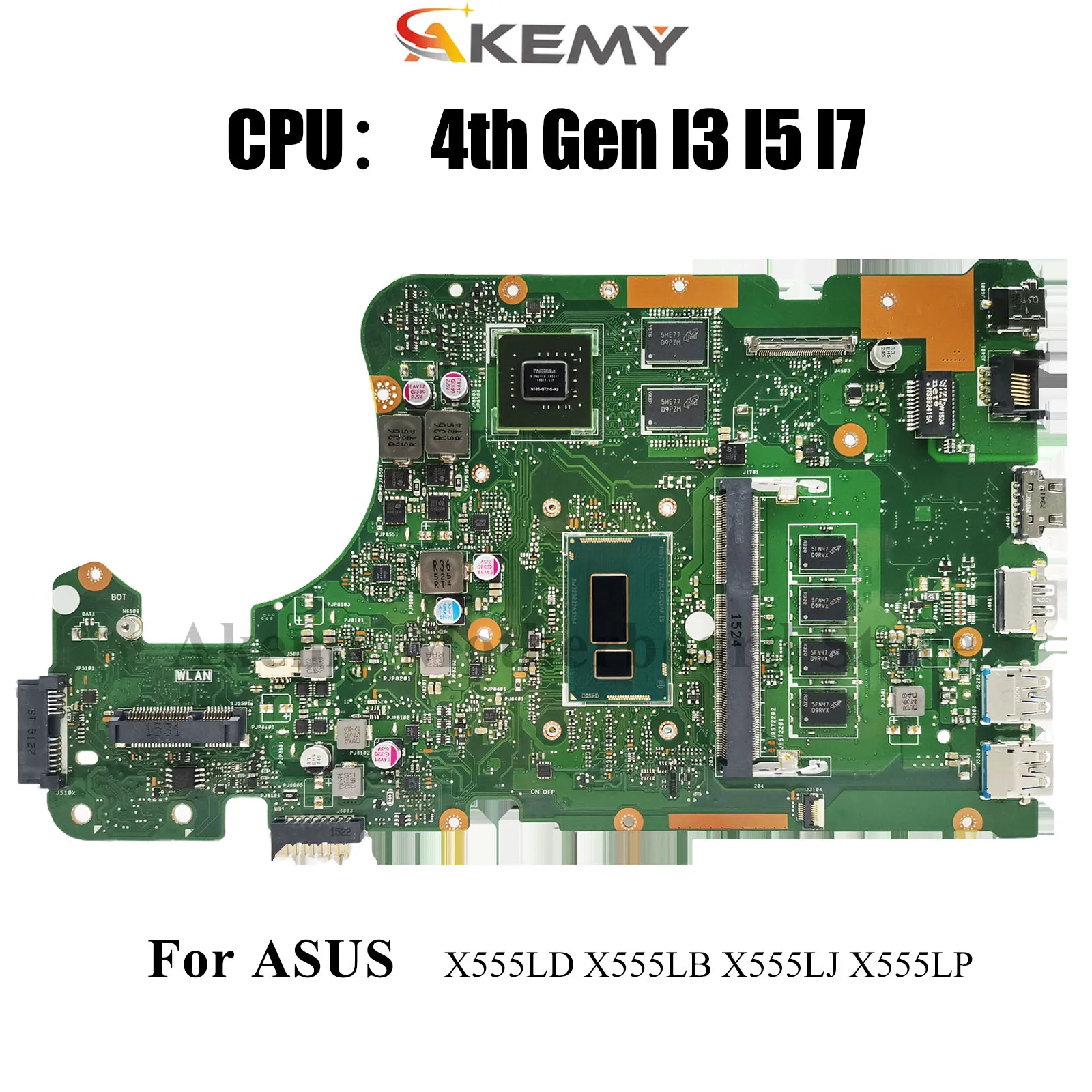 

X555LD Материнская плата для ноутбука ASUS FL5600L X555LB DX992L X555LJ R557L VM590L R556L VM510L FL5800L W519L Материнская плата I3 I5 I7 CPU
