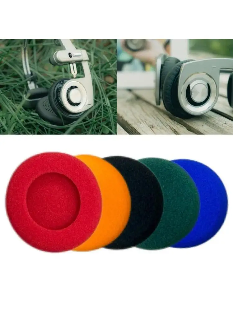 Coussins d'oreille remplacement pour écouteurs pour les casques rétro rétro couvercles d'oreille pour les voyages le