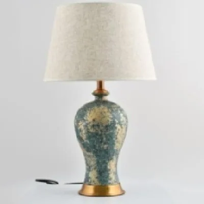 

Chinese art ceramic table lamp bedroom bedside lamp