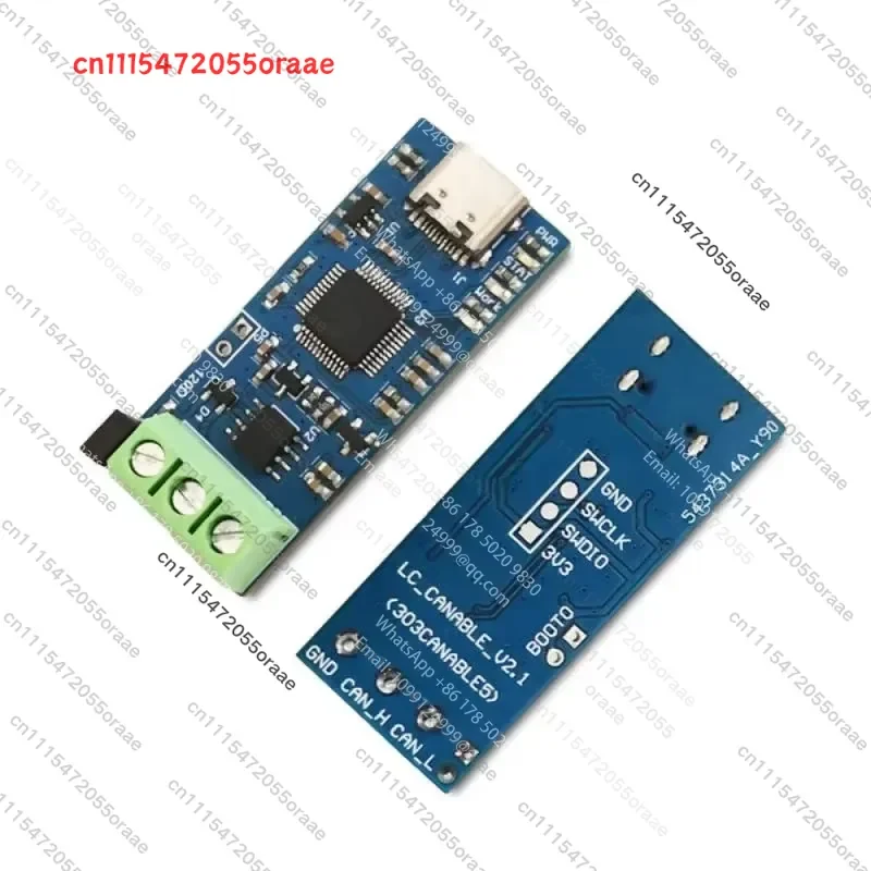 1 PC Industrial USB To CAN FD Bus Analyzer Module 5V Type-C Interface CAN Debugging Assistant Board