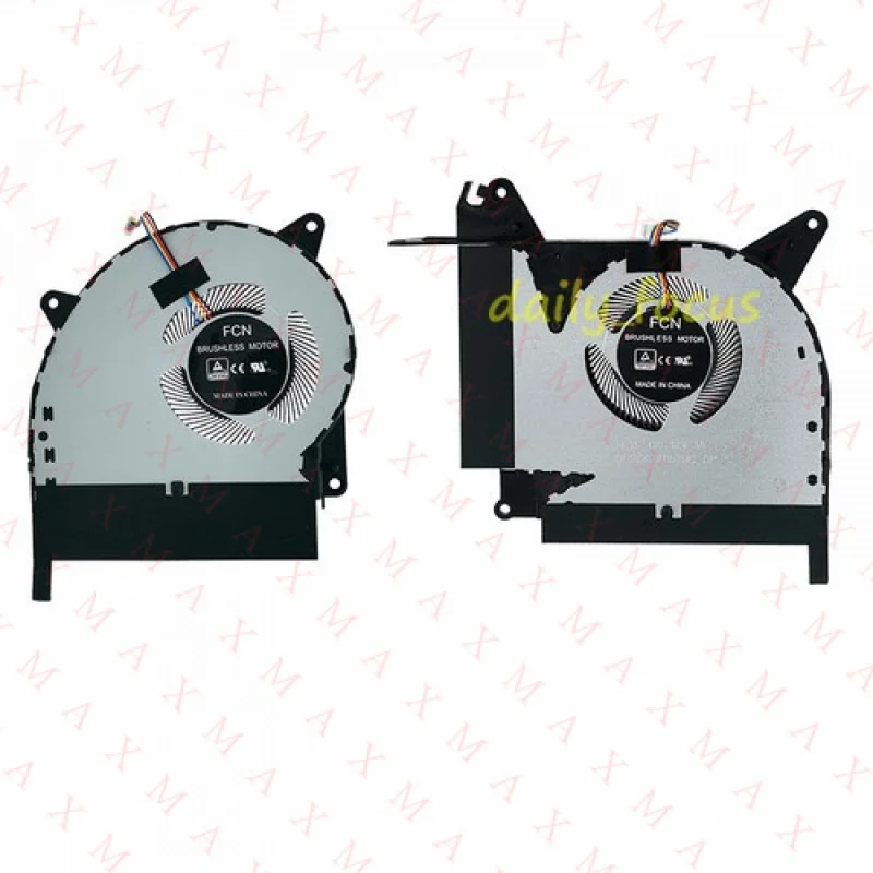 

LL новый для Asus ROG Strix RTX SCAR II GL704GW FL2D FL2F DC12V охлаждающий вентилятор для процессора и графического процессора