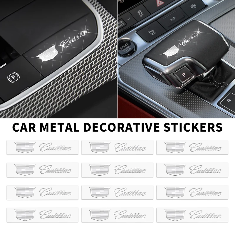 

2/5/10 шт. 3D металлические наклейки с логотипом автомобиля, декоративные аксессуары для Cadillac: Escalade, CTS, ATS, SRX, XTS, XT5, STS, CT5, CT6, BLS, XLR