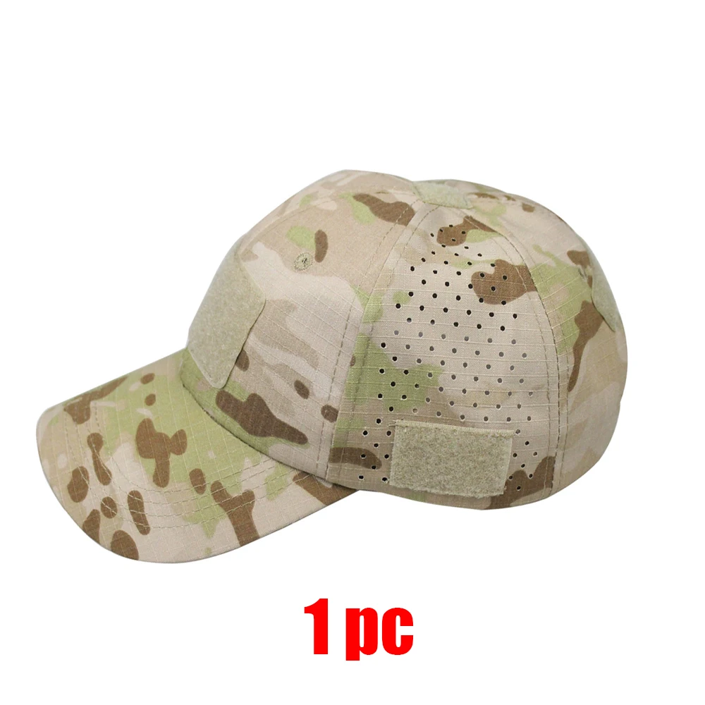 1/2 stücke Neue Männer Camouflage Baseball Kappe Atmungsaktive Sonnencreme Hut Outdoor Sport Jagd Wandern Camping Strand Angeln Sonnenhut