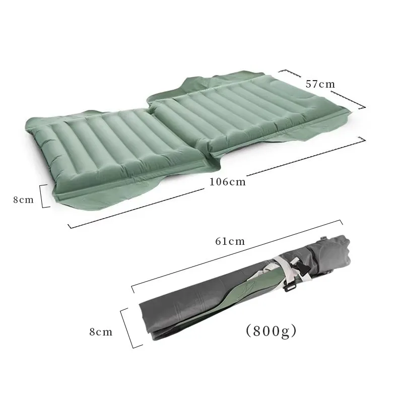 Adjustable Backrest Inflatable Folding Seat Cushion, Outdoor Camping & Beach Inflatable Chair
