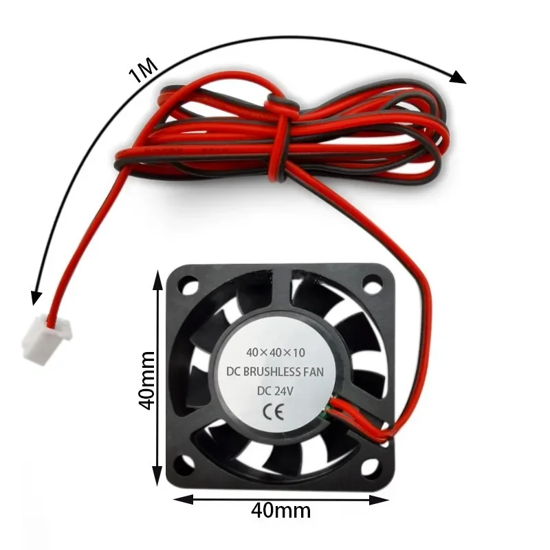 4010 dc12v/24v radiator fan bearing cooler cooling fan for 3D Printer accessory 2pin-2. 54 40*40*10mm high quality