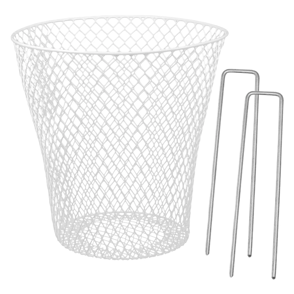 

Vegetable Garden Cover Plant Protection Plants Black Mesh Trash Can Chicken Wire