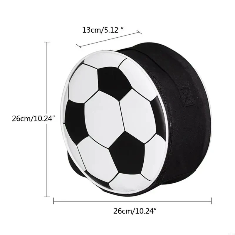 Kreative und lustige isolierte Fußball-Lunch-Tasche für Fußballfans, Männer und Frauen, kühle Lunch-Tasche, Lunchbox, Tragetasche für Schulmädchen – Detail 6