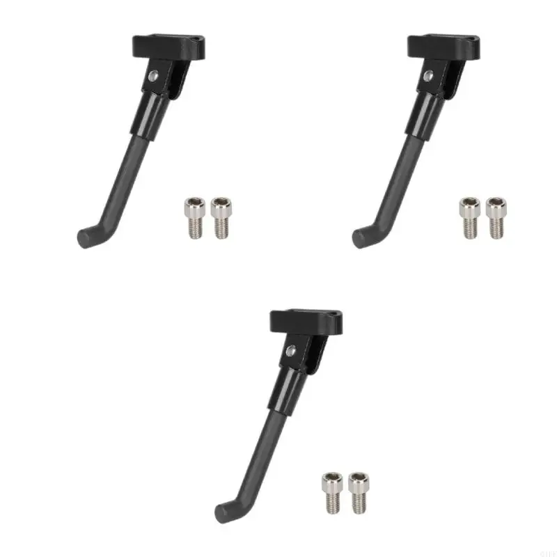 3Pcs/Set Nonslip Electric Scooter Kickstand Adjustable Parking Stand Foot Side Support Holder for F20 F25 F30 F40 Scooter