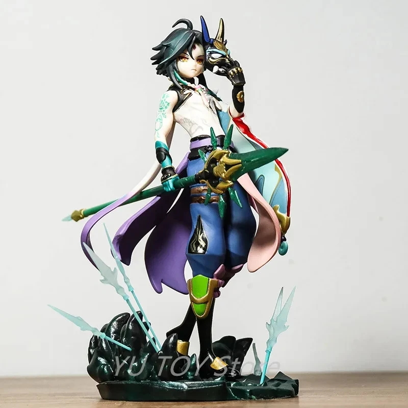 

29CM Genshin Impact Anime Figure Genshin Impact Xiao Figurine Game Statue Pvc Action Figure Collection Model Toys Gifts