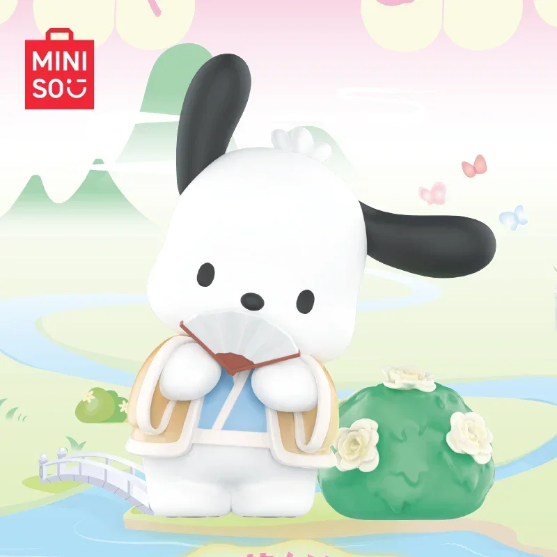 MINISO Genuine Sanrio New Rhythm Flower Dress Series Blind Box Children's Toys Christmas Birthday Gift Animation Model Toy